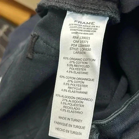 FRAME Le One Flare Jeans Size 2 - Picture 7 of 9